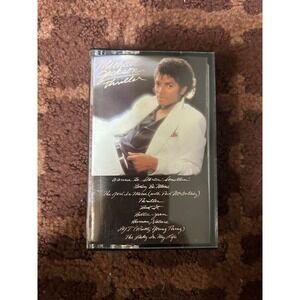Michael Jackson Thriller Cassette Tape Epic Records 1982 Vintage Pop Rock MJ